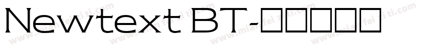 Newtext BT字体转换
